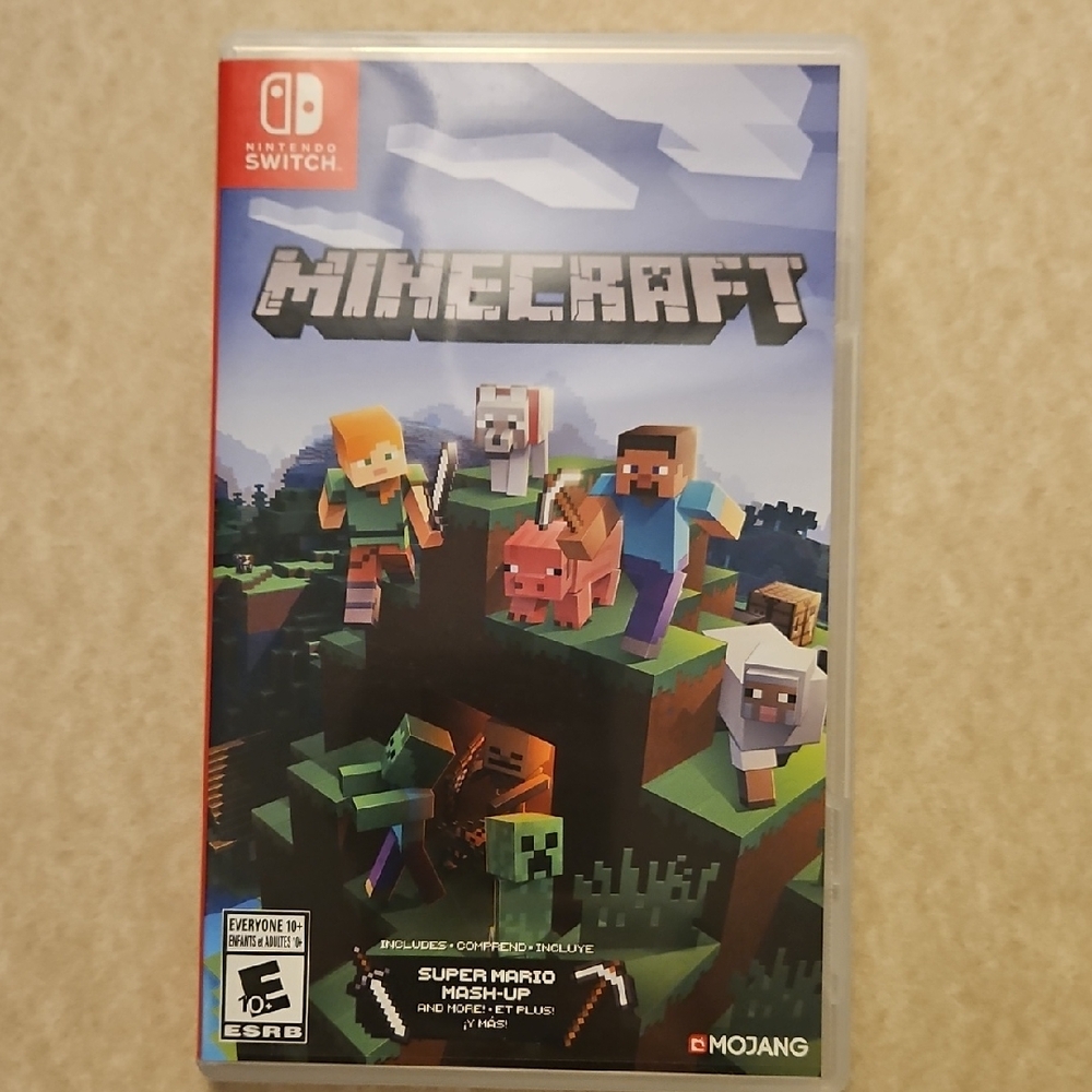 Nintendo Switch Minecraft - Red and Green